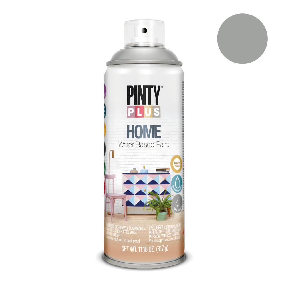 PINTURA EN SPRAY PINTYPLUS HOME 520cc RAINY GREY HM417