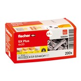 TACO FISCHER SX PLUS Ø4x20mm 200 unid. N4 568004