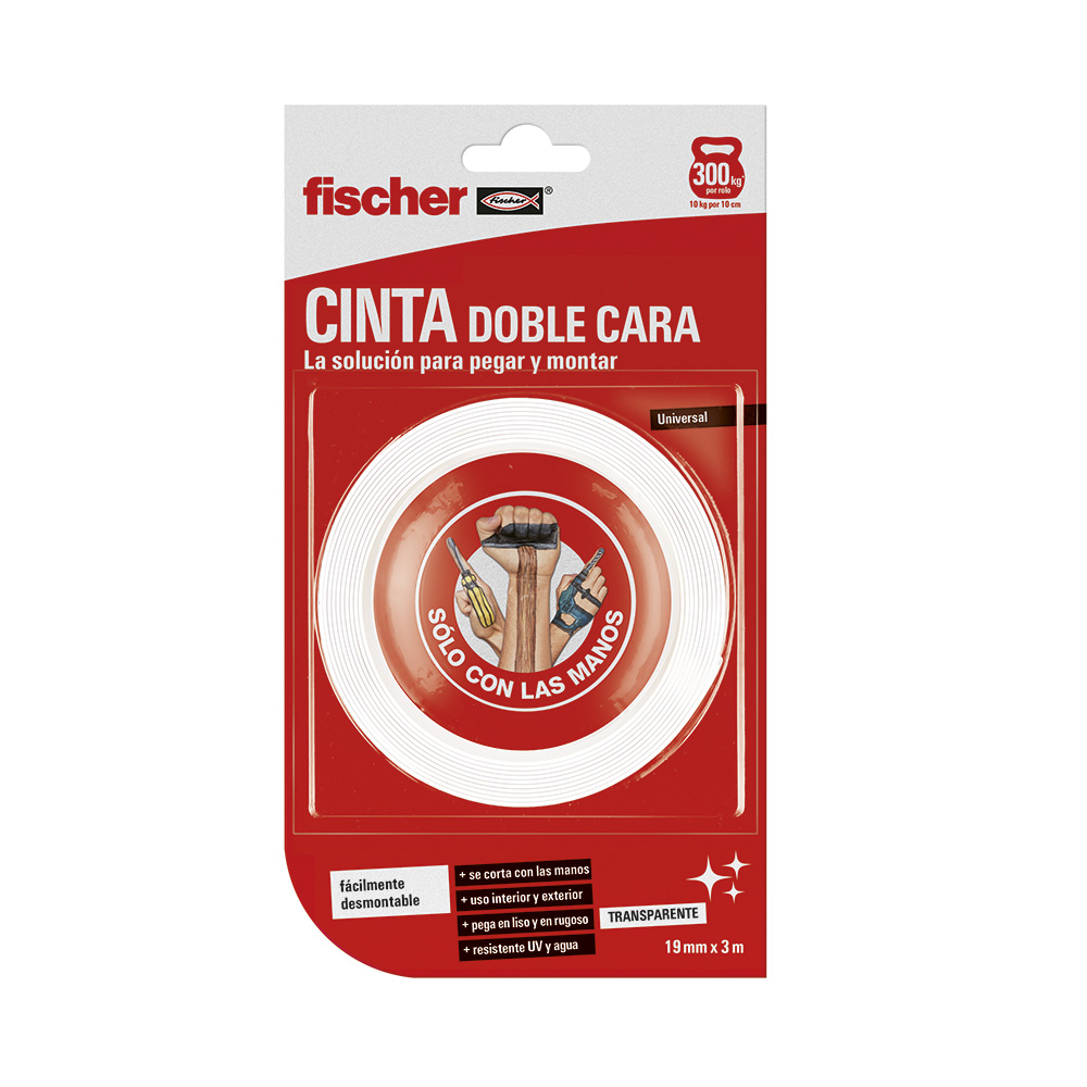 SCLM CINTA DE DOBLE CARA 548831 FISCHER