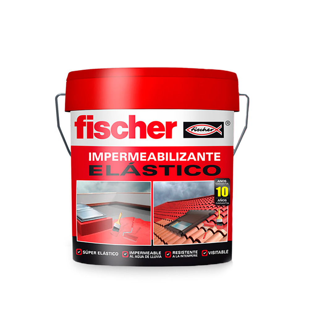 IMPERMEABILIZANTE ELASTICO 4L GRIS 547159 FISCHER - Ítem