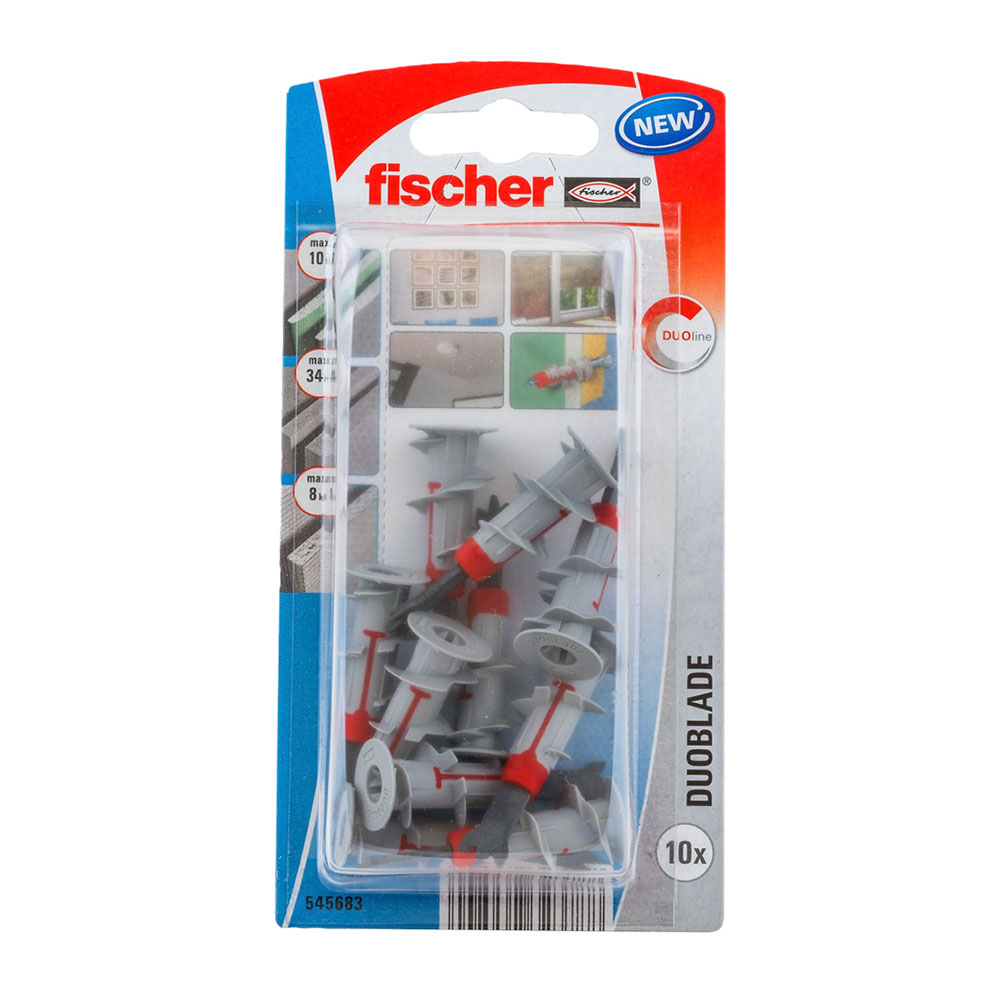 BLISTER 10 unid. TACO DUOBLADE K 545683 FISCHER