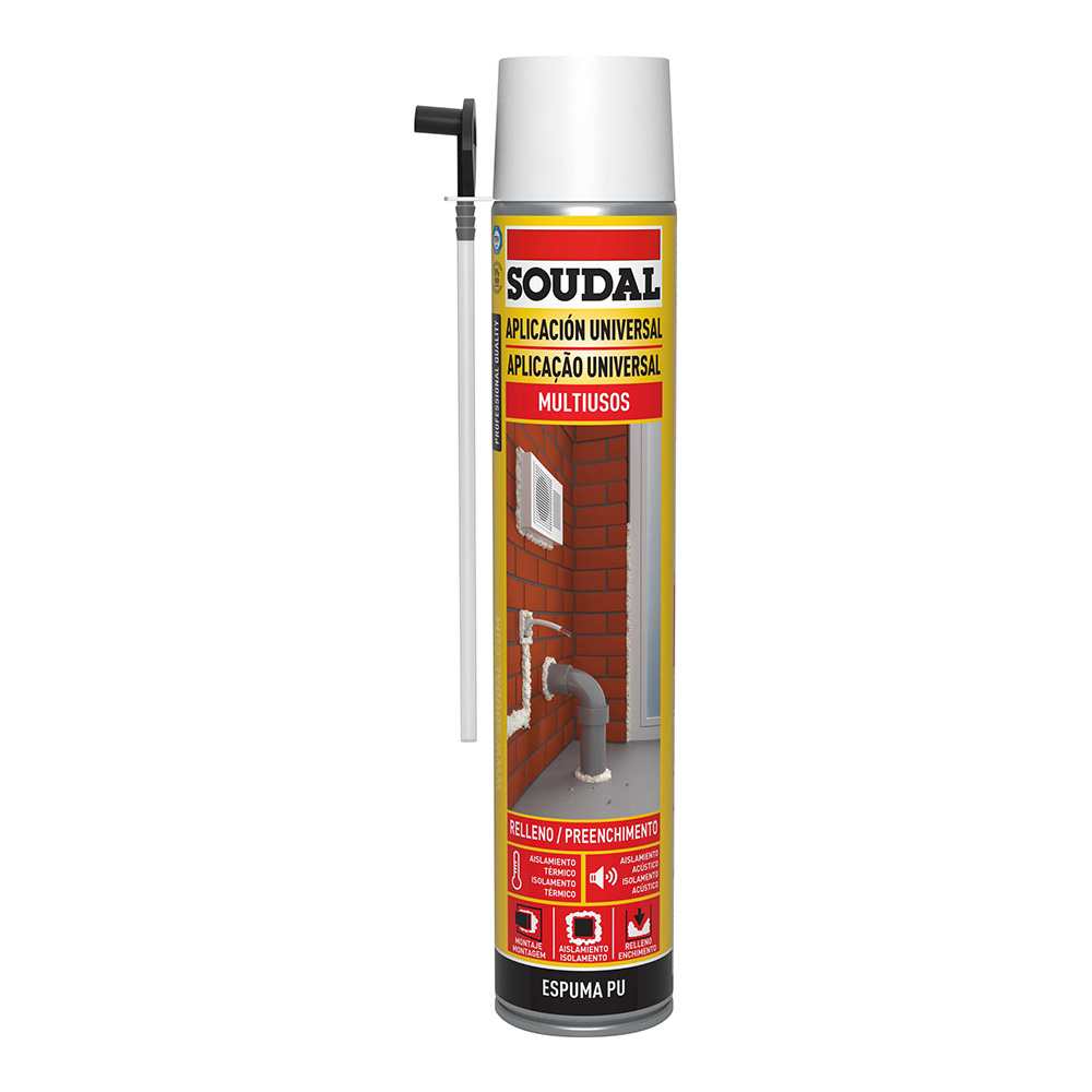 ESPUMA CANULA CLASICA 750ml 115797 SOUDAL