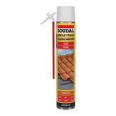 ESPUMA PARA TEJA CANULA ROJA 750ml SOUDAL