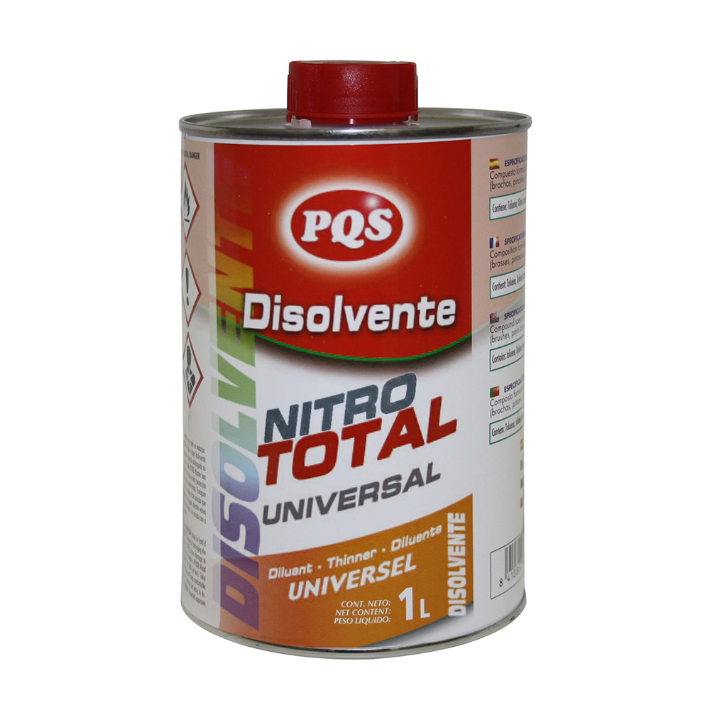 DISOLVENTE NITRO TOTAL LATA 1L PQS