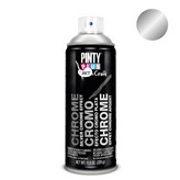 PINTURA EN SPRAY PINTYPLUS ART & CRAFT 520cc EFECTO CROMO PLATA C150