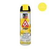 PINTURA EN SPRAY PINTYPLUS TECH 650cc MARCADOR 360° AMARILLO T146