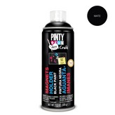 PINTURA EN SPRAY PINTYPLUS ART & CRAFT 520cc PINTURA AGUANTA-IMANES NEGRA PI104