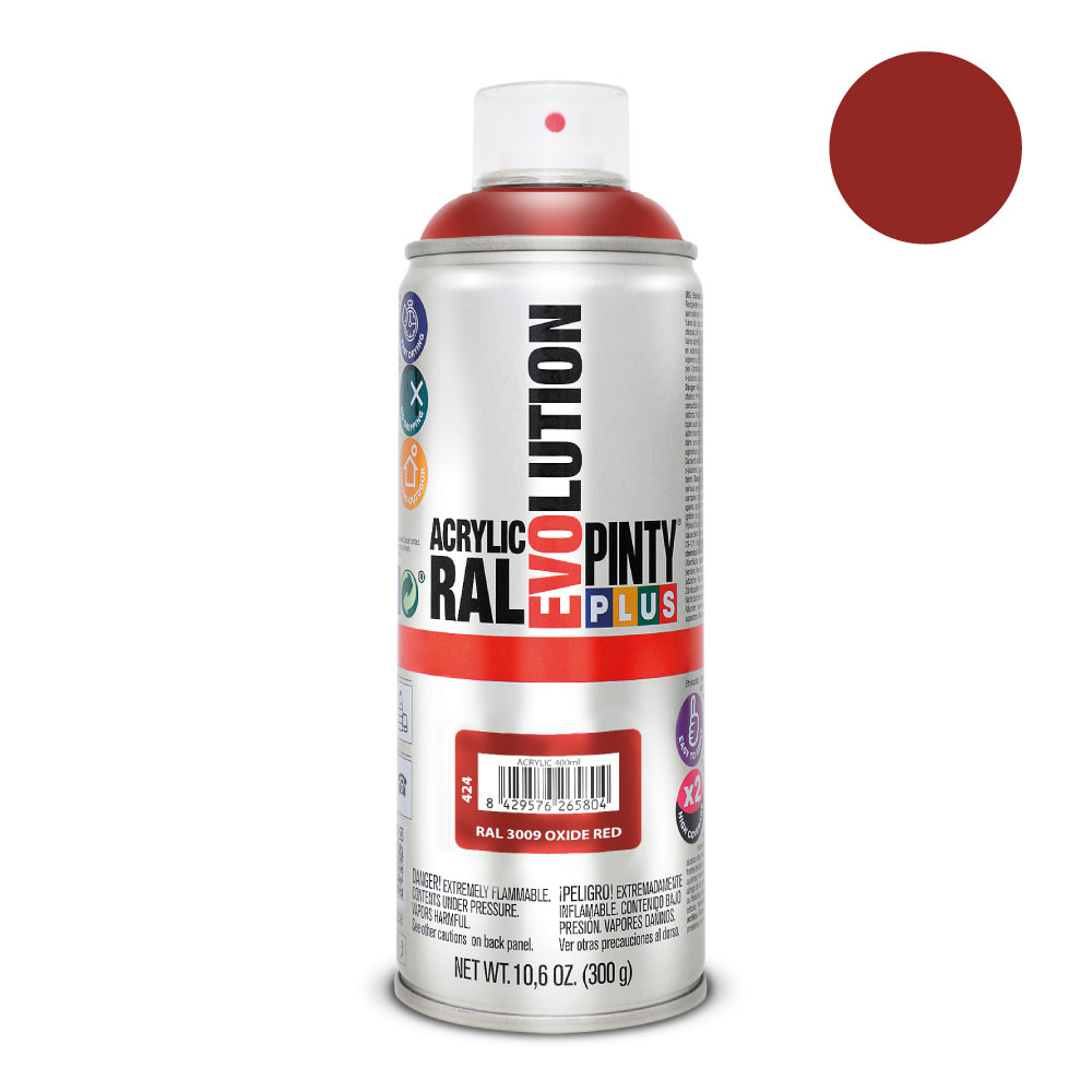 PINTURA EN SPRAY PINTYPLUS TECH 520cc IMPRIMACIÓN UNIVERSAL ROJA I112