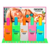 EXPOSITOR SORPRESA CHIC & FUN GRATIS POR LA COMPRA DE 25 FRAGANCIAS 50ml. CHIC & FUN