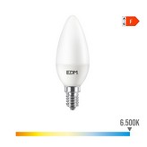 BOMBILLA VELA LED E14 8W 806lm 6500K LUZ FRIA Ø3,8x11,4cm EDM