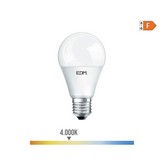 BOMBILLA STANDARD LED E27 10W 932lm 4000K LUZ DIA Ø6x10,8cm EDM