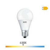 BOMBILLA STANDARD LED E27 17W 1800lm 4000K LUZ DIA Ø6,5x12,5cm EDM