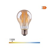 BOMBILLA STANDARD CON FILAMENTO DE LED CRISTAL VINTAGE E27 6W 500lm 2000K LUZ CALIDA Ø6x10,6cm EDM