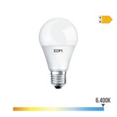 BOMBILLA STANDARD LED E27 20W 2200lm 6400K LUZ FRIA Ø6,5x12,4cm EDM