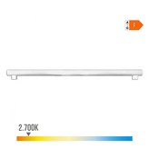 LINESTRA LED 2 CASQUILLOS S14S 18W 1450lm 2700K LUZ CALIDA Ø3x100cm EDM