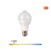 BOMBILLA STANDARD LED CON SENSOR CREPUSCULAR Y DETECTOR DE PRESENCIA E27 12W 1154lm 3200K LUZ CALIDA Ø60x110mm EDM