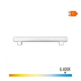 LINESTRA LED 2 CASQUILLOS S14S 7W 500lm 6400K LUZ FRIA Ø3x30cm EDM