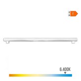 LINESTRA LED 2 CASQUILLOS S14S 18W 1800m 6400K LUZ FRIA 100xØ30x47mm EDM