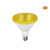 BOMBILLA PAR38 LED E27 15W 1200lm LUZ AMARILLA IP64 Ø12x13,8cm EDM