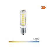 BOMBILLA TUBULAR DE LED E14 4,5W 450lm 6400K LUZ FRIA Ø1,6x6,6cm EDM