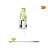 BOMBILLA BI-PIN SILICONA LED G4 12V 2W 180lm 3200K LUZ CALIDA Ø10x37mm EDM