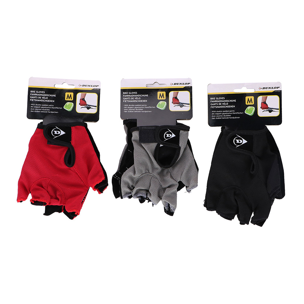 GUANTES DE CICLISMO TALLA M DUNLOP COLORES / MODELOS SURTIDOS