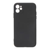 CARCASA NEGRA DE PLÁSTICO SOFT TOUCH PARA IPHONE 11