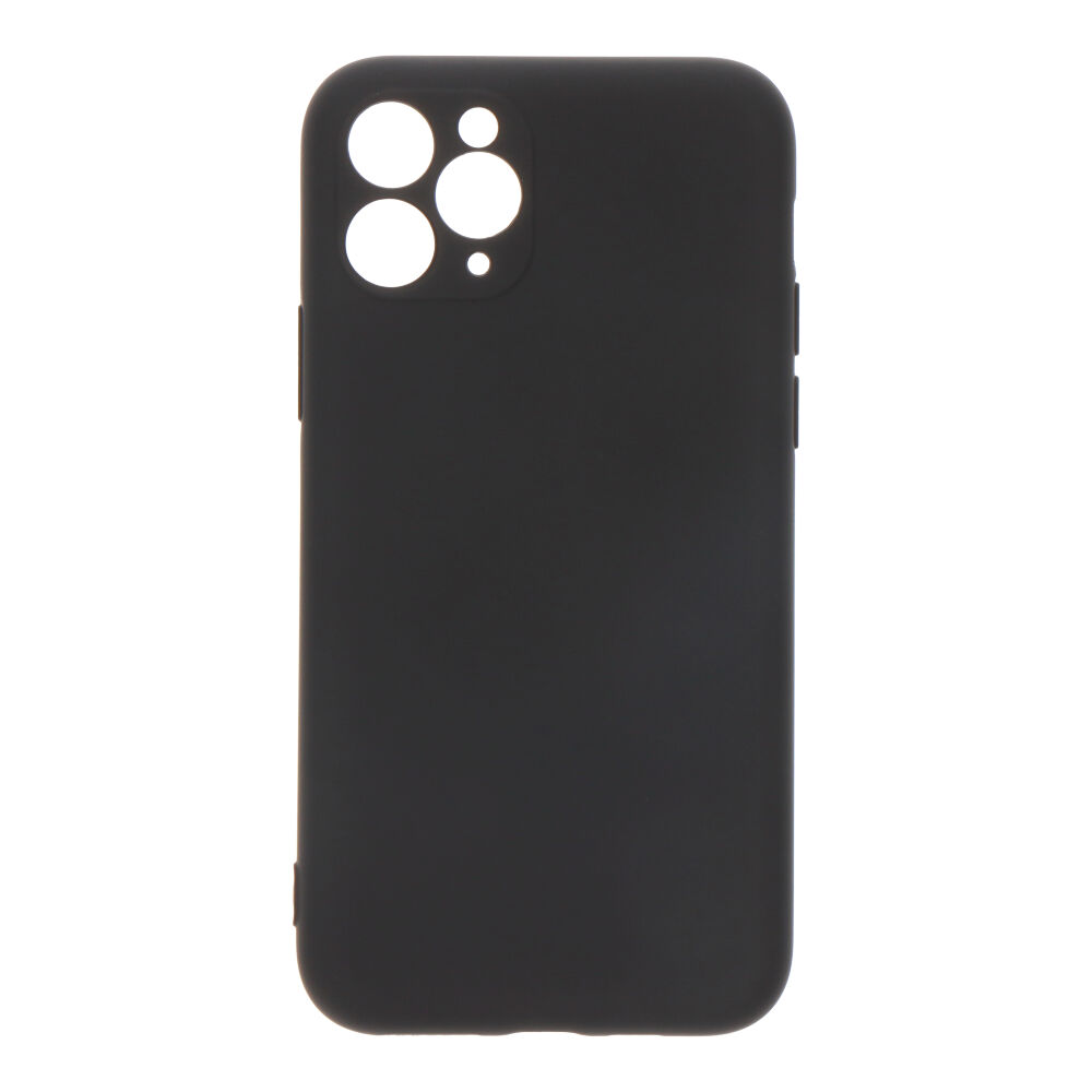 CARCASA NEGRA DE PLÁSTICO SOFT TOUCH PARA IPHONE 11 PRO