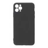 CARCASA NEGRA DE PLÁSTICO SOFT TOUCH PARA IPHONE 11 PRO MAX