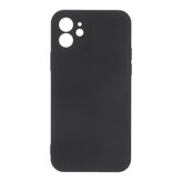 CARCASA NEGRA DE PLÁSTICO SOFT TOUCH PARA IPHONE 12