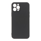 CARCASA NEGRA DE PLÁSTICO SOFT TOUCH PARA IPHONE 12 PRO MAX