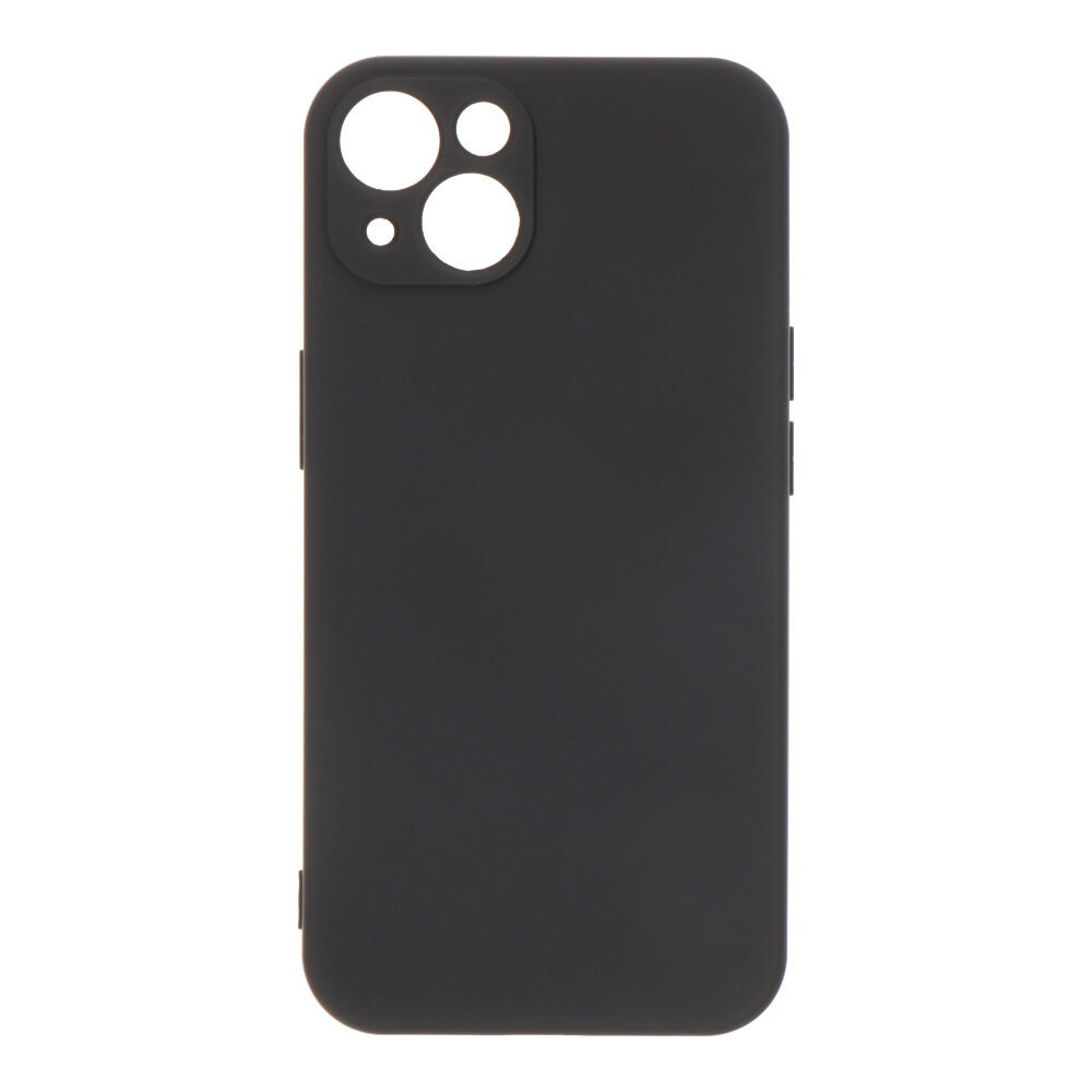 CARCASA NEGRA DE PLÁSTICO SOFT TOUCH PARA IPHONE 13