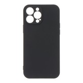 CARCASA NEGRA DE PLÁSTICO SOFT TOUCH PARA IPHONE 13 PRO MAX