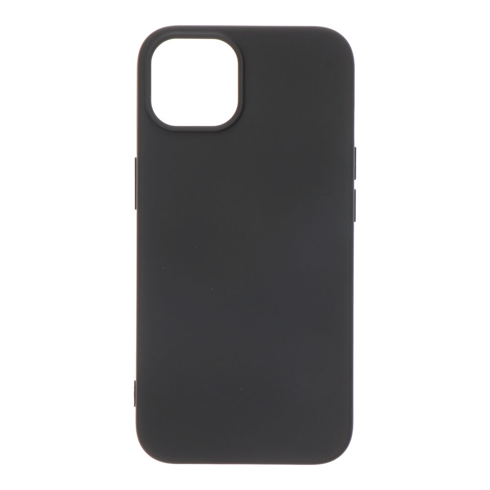 CARCASA NEGRA DE PLÁSTICO SOFT TOUCH PARA IPHONE 14