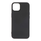 CARCASA NEGRA DE PLÁSTICO SOFT TOUCH PARA IPHONE 14