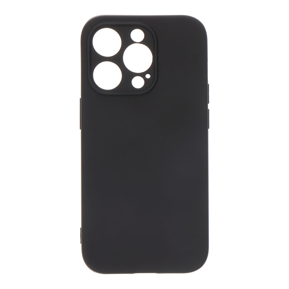 CARCASA NEGRA DE PLÁSTICO SOFT TOUCH PARA IPHONE 14 PRO