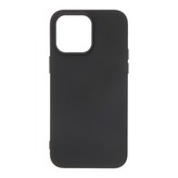 CARCASA NEGRA DE PLÁSTICO SOFT TOUCH PARA IPHONE 14 PRO MAX