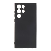 CARCASA NEGRA DE PLÁSTICO SOFT TOUCH PARA SAMSUNG S22 ULTRA