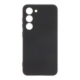 CARCASA NEGRA DE PLÁSTICO SOFT TOUCH PARA SAMSUNG S23