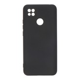 CARCASA NEGRA DE PLÁSTICO SOFT TOUCH PARA REDMI 9C