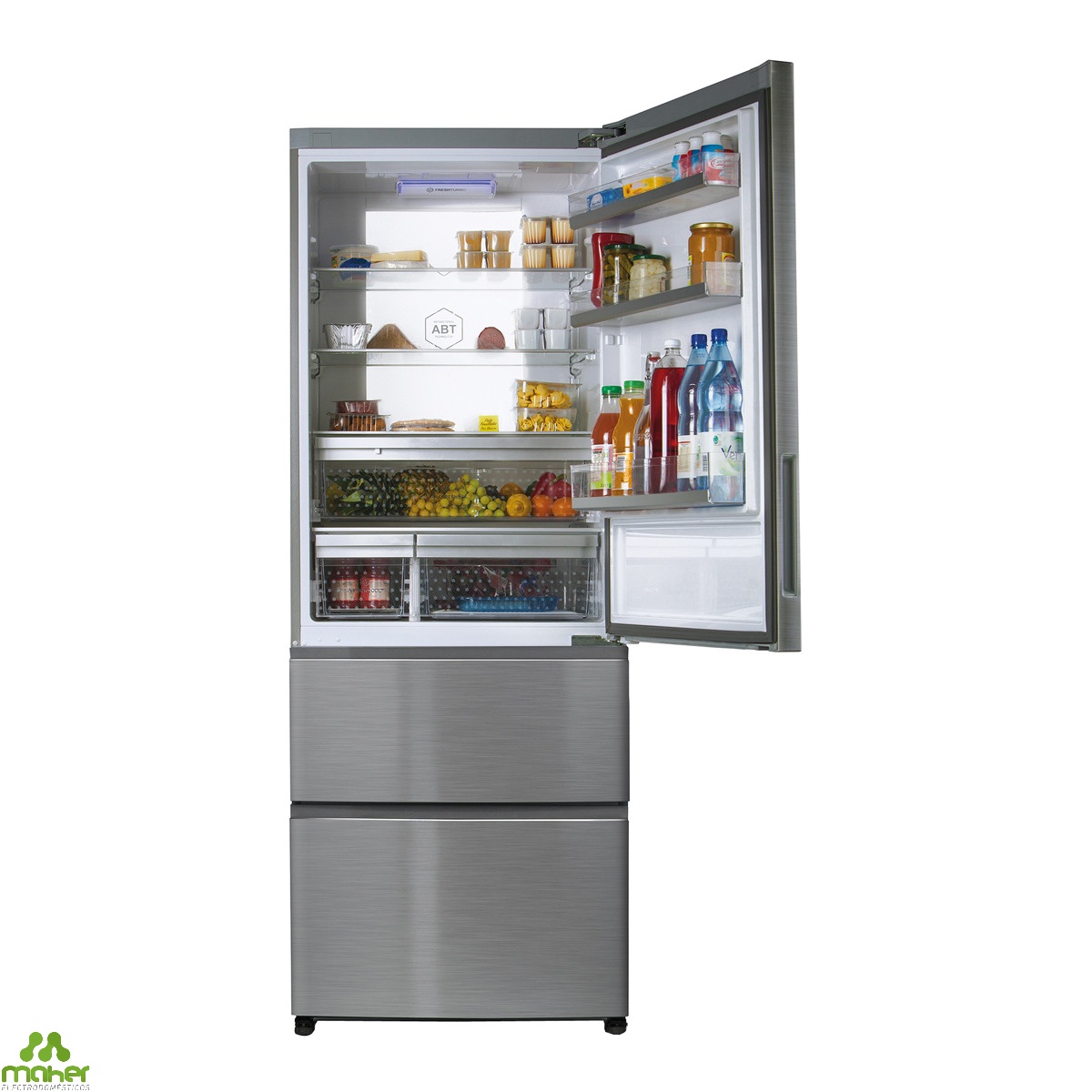 FRIGORIFICO COMBI ANCHO 70cm A++ HAIER A3FE742CMJ