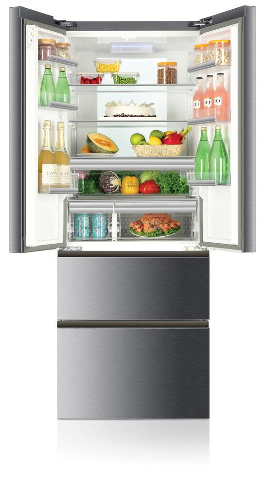Frigorifico Combi No Frost Ancho 70 Cm Inox A Haier B3fe742cmj