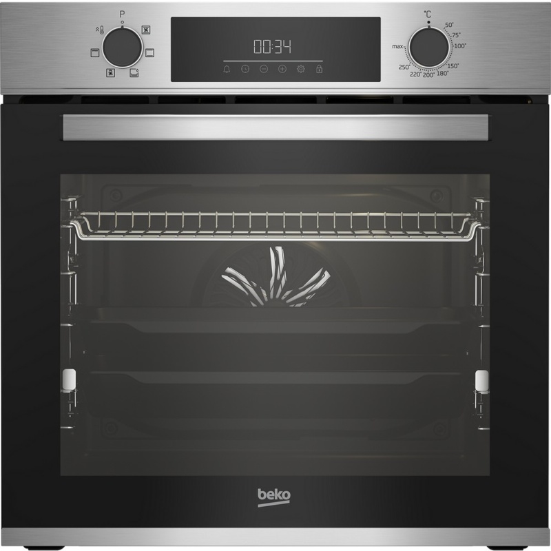 CONJUNTO HORNO MULTIFUNCION + PLACA INDUCCION BEKO BBSE12340XD