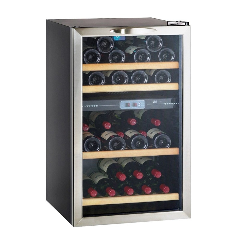 VINOTECA INTEGRABLE CON 2 COMPARTIMENTOS 35 BOTELLAS CLIMADIFF CV41DZX