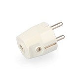 CLAVIJA SCHUKO 10/16A T/TL 4,8mm (ENVASADA) BLANCA EDM