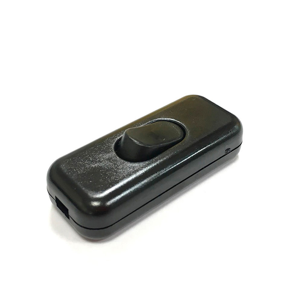 INTERRUPTOR DE PASO 3A NEGRO EDM (ENVASADO)