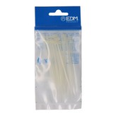 BRIDAS NATURAL 100x2,5mm NYLON ALTA CALIDAD (BLISTER 25 unid.) EDM