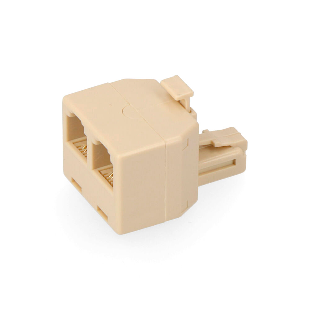 ADAPTADOR TELEFONO SALIDA DOBLE ENVASADO - Ítem