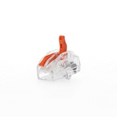 CONECTOR EMPALME 2 TOMAS DE 0,75A 2,5mm (ENVASADO 5 unid.)