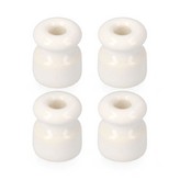 AISLADOR PARA CABLE TRENZADO BLANCO ENVASADA (4 unid.) EDM